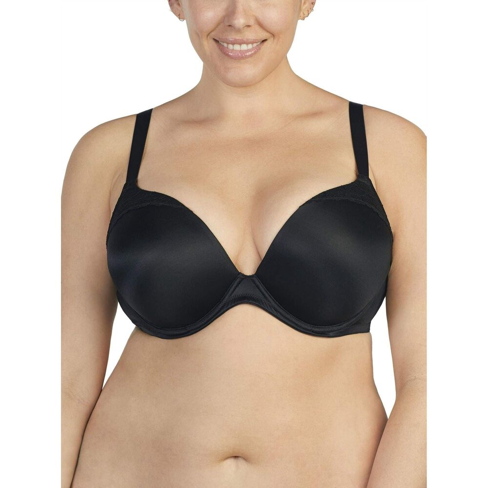 Secret Treasures Dreamfit Black Bra Women's 42D Plus Size Lift Support Comfort